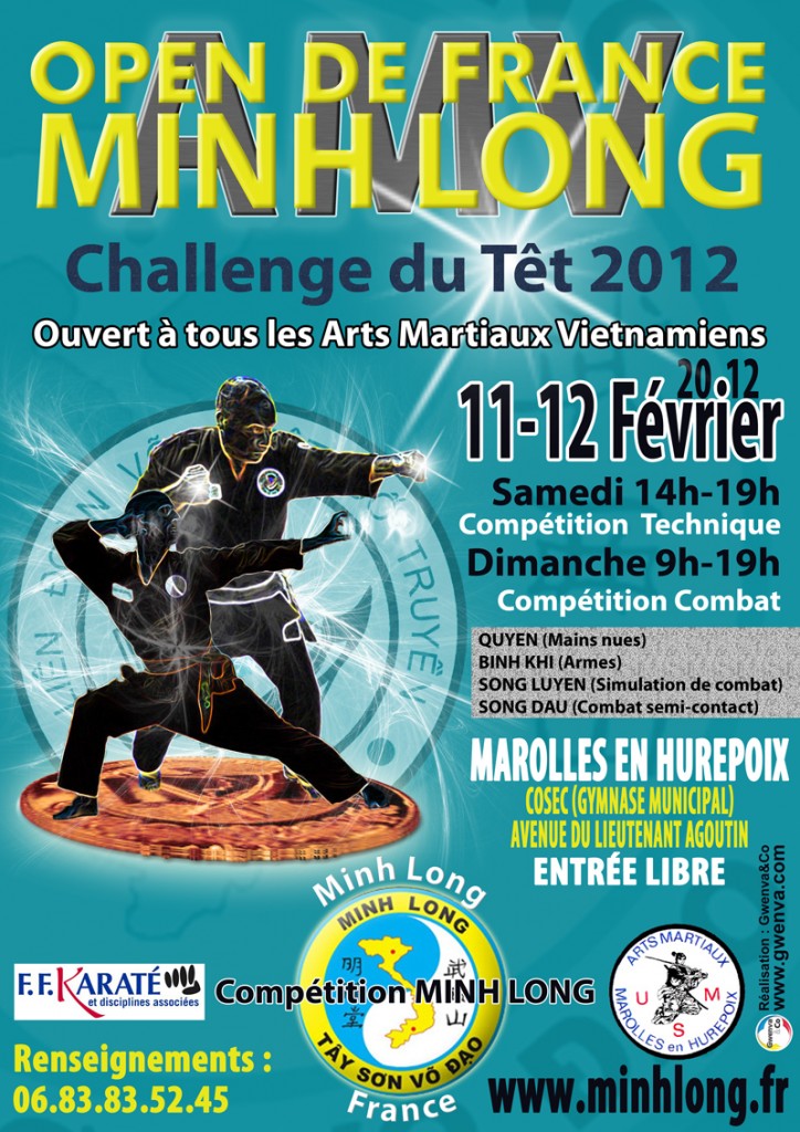 Open de France ouvert à tous les arts martiaux vietnamiens