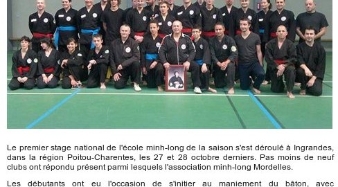 Article Ouest France 2nov2012