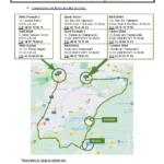 Plan des hébergements au stage de Marolles