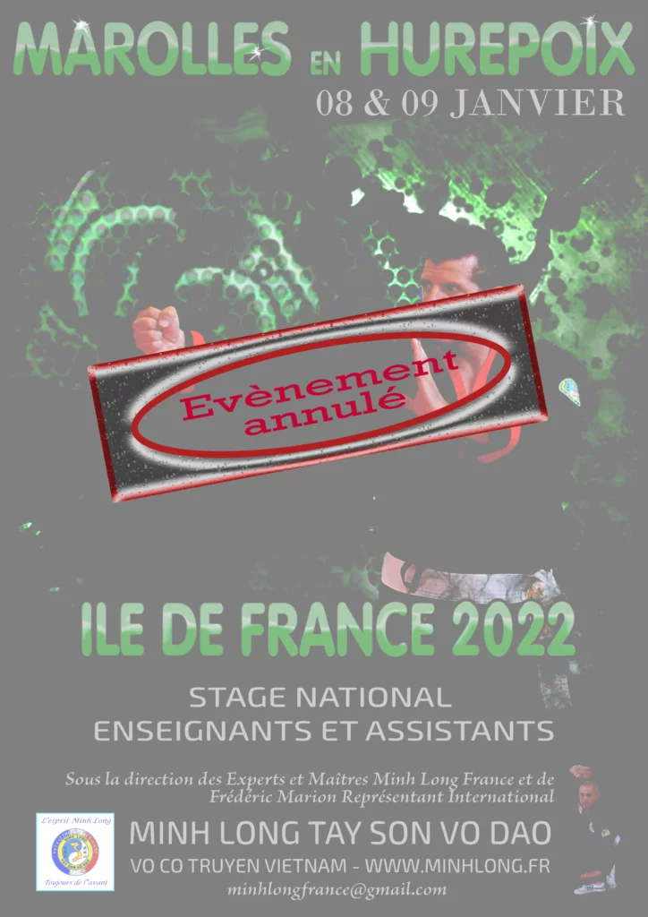 Affiche annulation stage