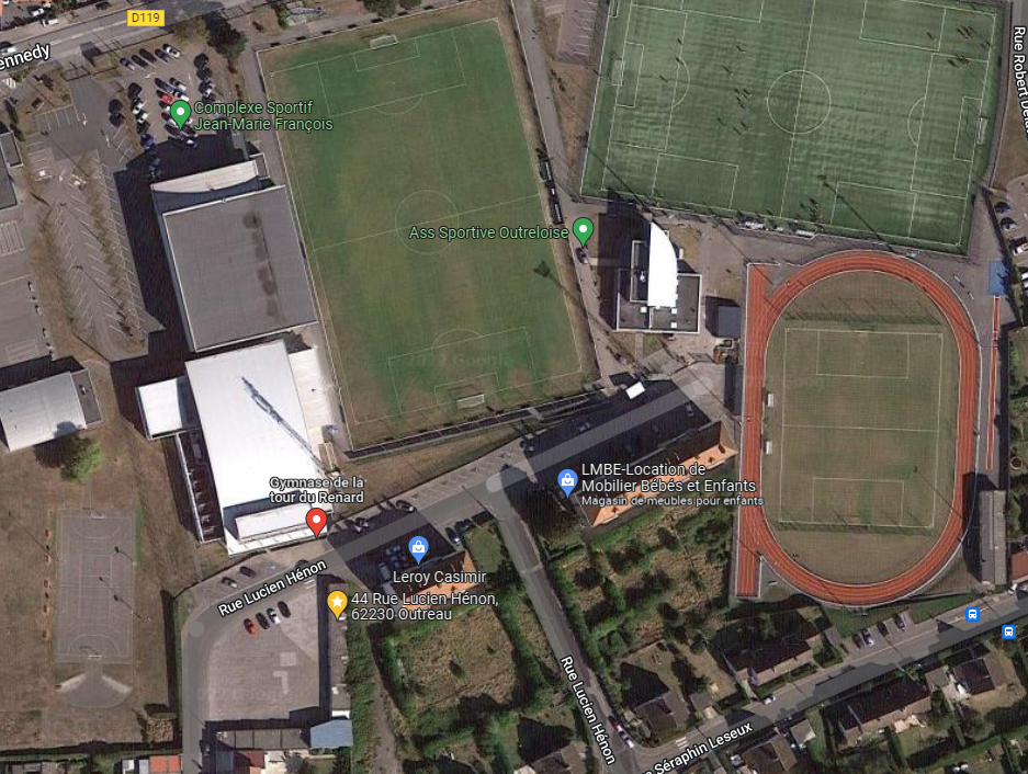 Complexe sportif de la tour du Renard - Rue Lucien Hénon 62230 Outreau