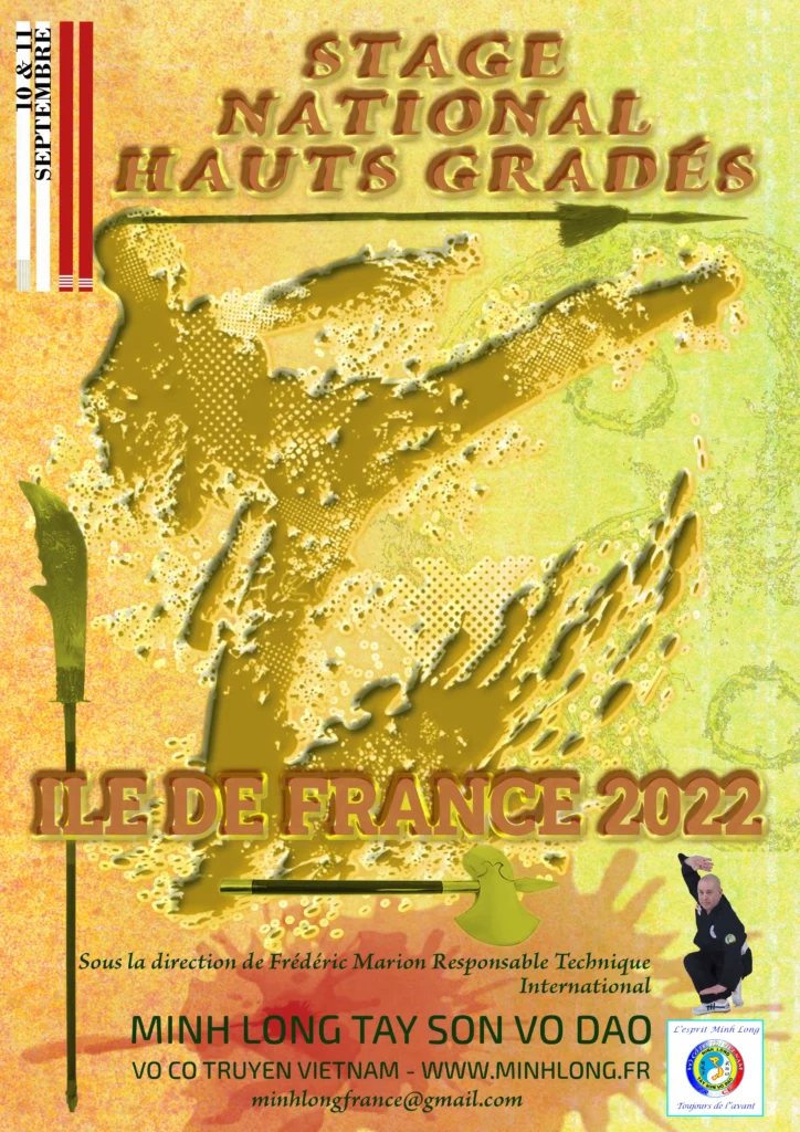 Stage Hauts Gradés Minh Long France septembre 2022
