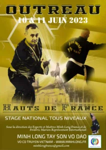 Stage national tous niveaux Minh Long France - Outreau 10 et 11 juin 2023