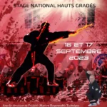 Affiche du stage des hauts gradés Minh Long France saison 2023-2024