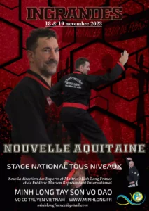 Stage tous niveaux Minh Long en Nouvelle Aquitaine Novembre 2023