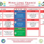 Calendrier Minh Long France - Saison 2023-2024