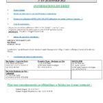 Informations diverses Coupe du Nord 2024