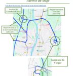 Plan d'accès gymnase du Verger 86100 Châtellerault