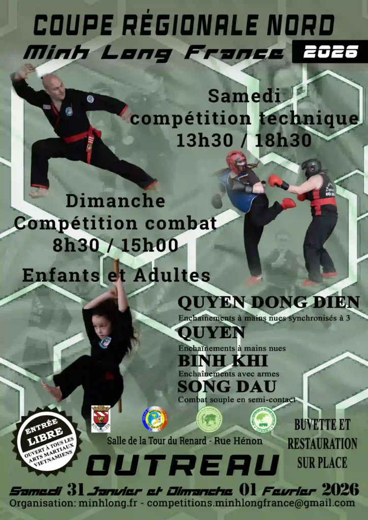 Coupe régionale Nord 2026 _ Minh Long France - Outreau - 31-01 et 01-02 2026