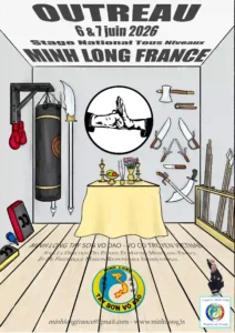 Affiche stage tous niveaux du 6 et 7 juin 2026 à Outreau